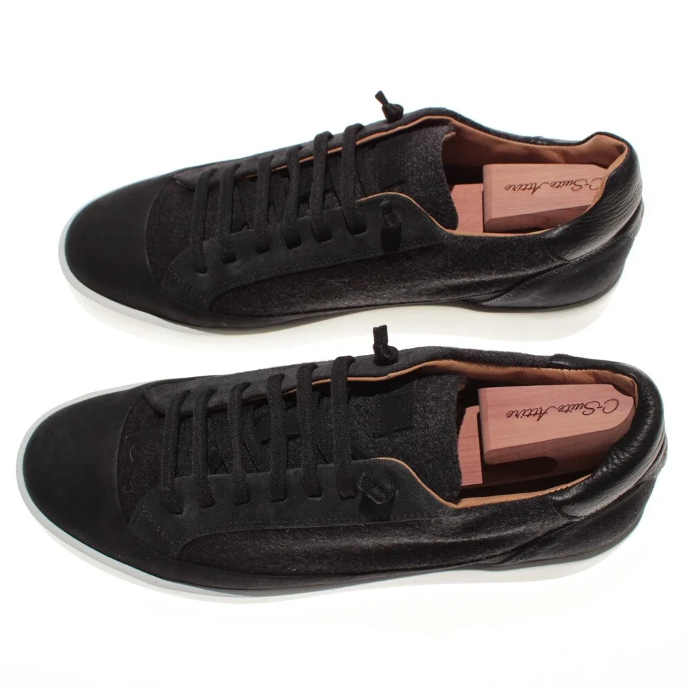 RFR Fabiano Ricci NWB Lace Up Sneakers Size 44.5 (US 11.5) in Black